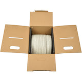 Eaton Tripp Lite Series Cat6 Gigabit Solid Core Plenum-Rated UTP CMP PVC Bulk Ethernet Cable, White, 1000 ft. (304.8 m), TAA — N224-01K-WH