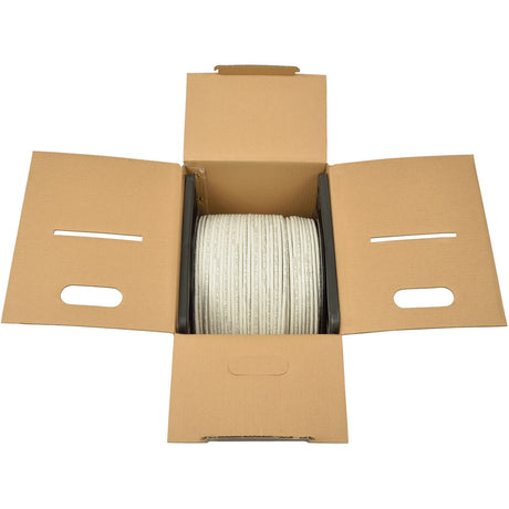 Eaton Tripp Lite Series Cat6 Gigabit Solid Core Plenum-Rated UTP CMP PVC Bulk Ethernet Cable, White, 1000 ft. (304.8 m), TAA — N224-01K-WH