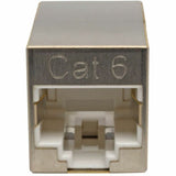 Eaton Tripp Lite Series Cat6 Straight-Through Modular Shielded Compact In-Line Coupler (RJ45 F/F), TAA — N234-001-SH