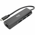 Eaton Tripp Lite Series 4-Port USB-C Hub, USB 3.x (5Gbps), 4x USB-A Ports, Black — U460-004-4AB