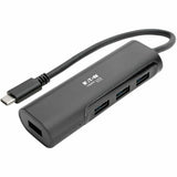 Eaton Tripp Lite Series 4-Port USB-C Hub, USB 3.x (5Gbps), 4x USB-A Ports, Black — U460-004-4AB