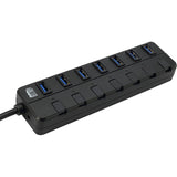 Adesso 7-ports USB 3.0 Hub with 5V2A Power Adaptor — AUH-3070P