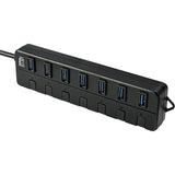 Adesso 7-ports USB 3.0 Hub with 5V2A Power Adaptor — AUH-3070P