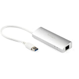 StarTech.com 3-Port USB Hub with Ethernet, USB-A Ports, Gigabit Ethernet/GbE, USB 5Gbps, Bus-Powered, Portable Laptop USB 3.0 Hub — ST3300G3UA