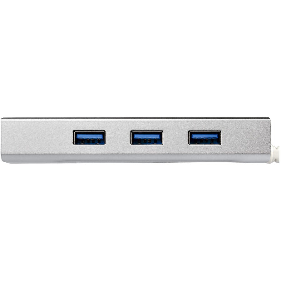 StarTech.com 3-Port USB Hub with Ethernet, USB-A Ports, Gigabit Ethernet/GbE, USB 5Gbps, Bus-Powered, Portable Laptop USB 3.0 Hub — ST3300G3UA