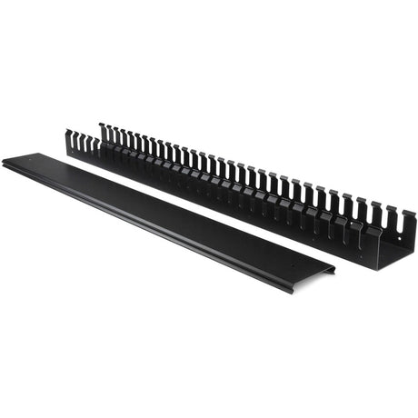StarTech.com Vertical Cable Organizer with Finger Ducts - Vertical Cable Management Panel - Rack-Mount Cable Raceway - 40U - 6 ft. — CMVER40UF