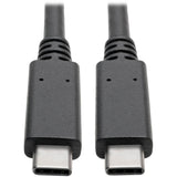 Eaton Tripp Lite Series USB-C Cable (M/M) - USB 3.2, Gen 2 (10 Gbps), 5A (100W) Rating, Thunderbolt 3 Compatible, 3 ft. (0.91 m) — U420-003-G2-5A