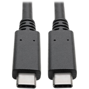 Eaton Tripp Lite Series USB-C Cable (M/M) - USB 3.2, Gen 2 (10 Gbps), 5A (100W) Rating, Thunderbolt 3 Compatible, 3 ft. (0.91 m) — U420-003-G2-5A