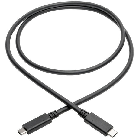 Eaton Tripp Lite Series USB-C Cable (M/M) - USB 3.2, Gen 2 (10 Gbps), 5A (100W) Rating, Thunderbolt 3 Compatible, 3 ft. (0.91 m) — U420-003-G2-5A