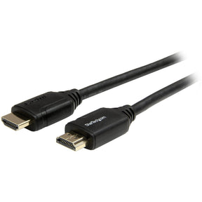 StarTech.com 10ft (3m) Premium Certified HDMI 2.0 Cable with Ethernet, High Speed Ultra HD 4K 60Hz HDMI Cable HDR10, UHD HDMI Monitor Cord — HDMM3MP