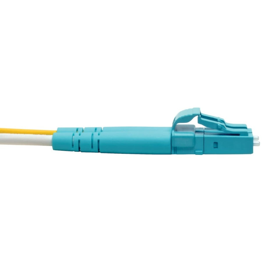 Eaton Tripp Lite Series 100G Duplex Multimode 50/125 OM5 Fiber Optic Cable, Lime Green, LC/LC, 1 m (3.3 ft.) — N820-01M-OM5