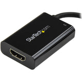 StarTech.com USB C to HDMI 2.0 Adapter 4K 60Hz with 60W Power Delivery Pass-Through Charging - USB Type-C to HDMI Video Converter - Black — CDP2HDUCP