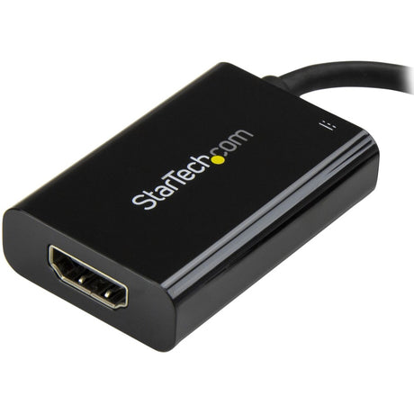 StarTech.com USB C to HDMI 2.0 Adapter 4K 60Hz with 60W Power Delivery Pass-Through Charging - USB Type-C to HDMI Video Converter - Black — CDP2HDUCP