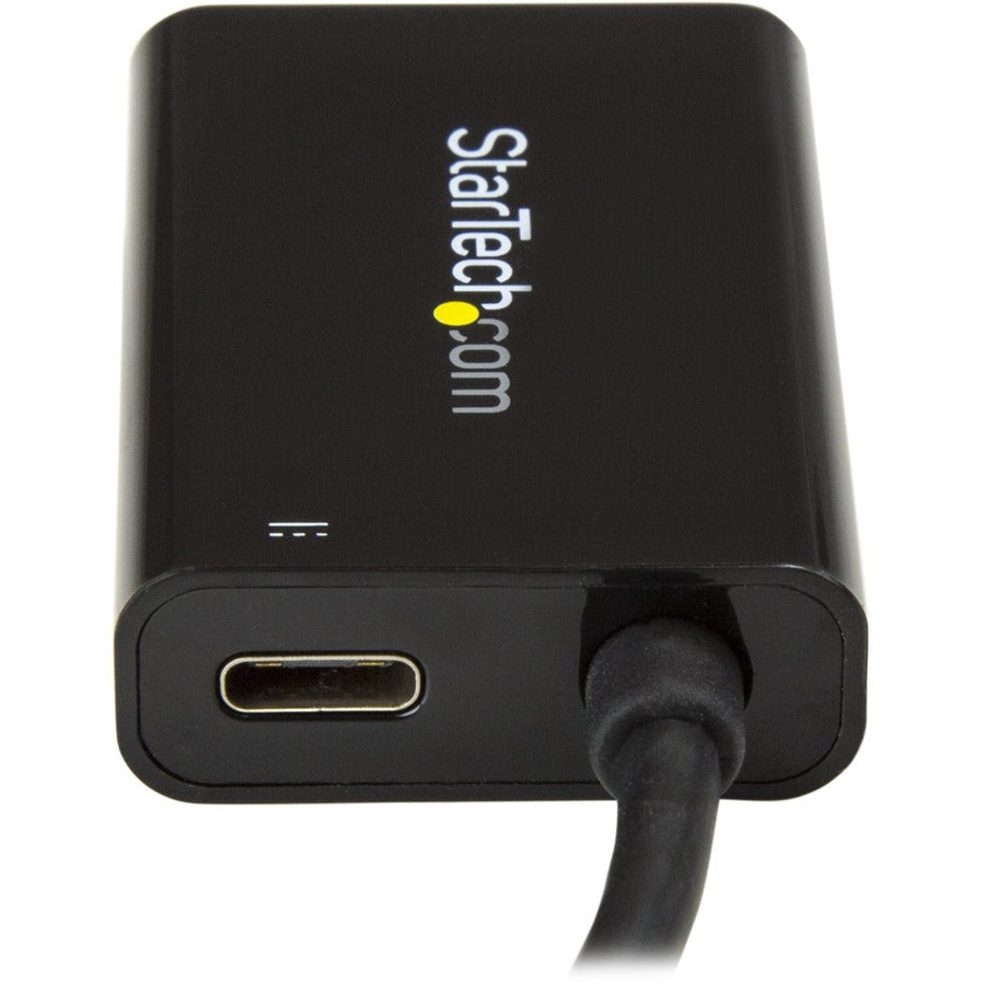 StarTech.com USB C to HDMI 2.0 Adapter 4K 60Hz with 60W Power Delivery Pass-Through Charging - USB Type-C to HDMI Video Converter - Black — CDP2HDUCP