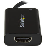 StarTech.com USB C to HDMI 2.0 Adapter 4K 60Hz with 60W Power Delivery Pass-Through Charging - USB Type-C to HDMI Video Converter - Black — CDP2HDUCP