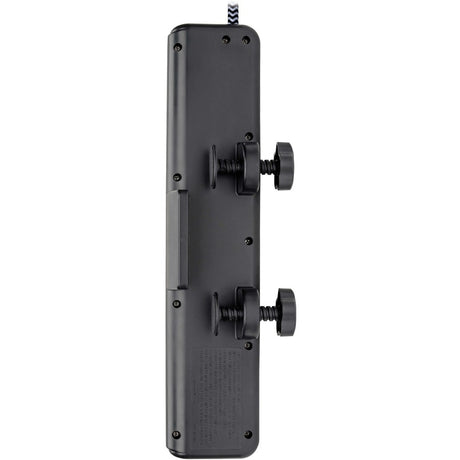 Eaton Tripp Lite Series Safe-IT 6-Outlet Surge Protector, 2 USB Charging Ports, 8 ft. Cord, 5-15P Plug, 2100 Joules, Antimicrobial Protection, Black — TLP608DMUAM