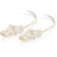 C2G 10ft Cat6 Snagless Unshielded (UTP) Slim Ethernet Cable - Cat6 Network Patch Cable - PoE - White — 01189