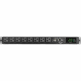 Eaton Tripp Lite Series 1.92kW 120V Single-Phase ATS/Monitored PDU - 16 5-15/20R Outlets, Dual L5-20P/5-20P Inputs, 12 ft. Cords, 1U, TAA — PDUMNH20AT1