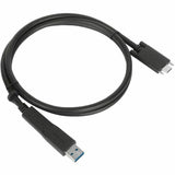 Targus 1M USB-C Male with Screw to USB-C Male Cable with USB-A Tether — ACC1133GLX