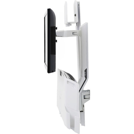 Ergotron StyleView Wall Mount for Keyboard, Monitor, Bar Code Scanner, Mouse, CPU, Wrist Rest, LCD Display - White — 45-594-216