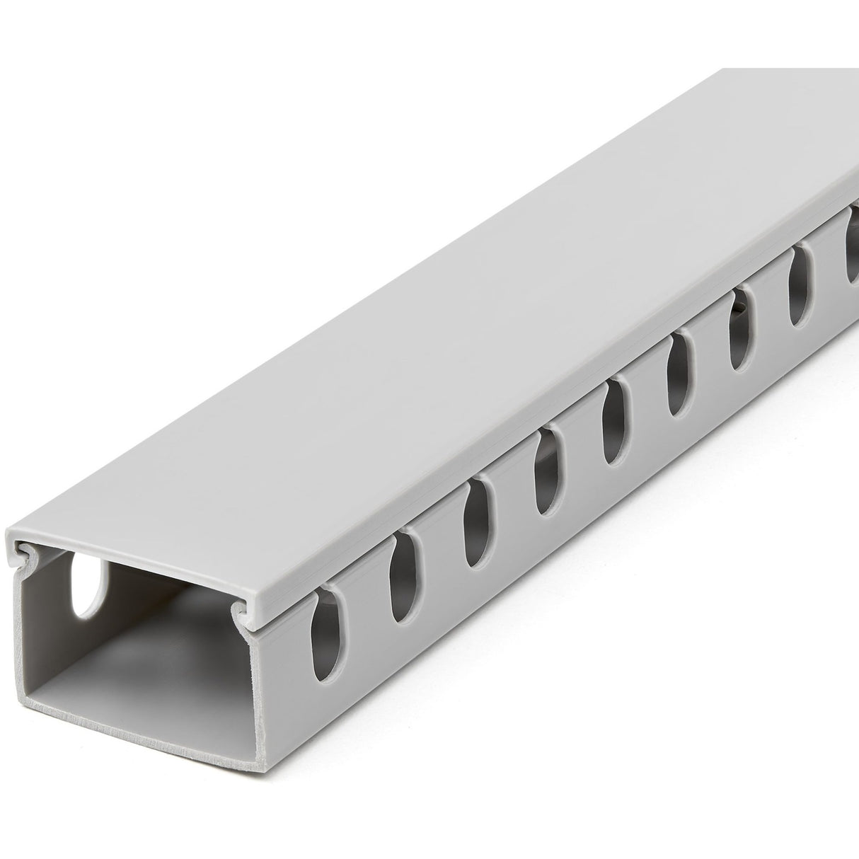 StarTech.com Cable Management Raceway with Cover 1-1/2"(38mm)W x 1"(25mm)H, 6.5ft(2m) length, 3/8"(8mm) Slots, Wall Wire Duct, UL Listed — CBMWD3825