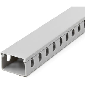 StarTech.com Cable Management Raceway with Cover 1-1/2"(38mm)W x 1"(25mm)H, 6.5ft(2m) length, 3/8"(8mm) Slots, Wall Wire Duct, UL Listed — CBMWD3825