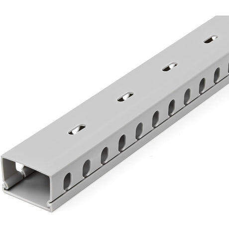 StarTech.com Cable Management Raceway with Cover 1-1/2"(38mm)W x 1"(25mm)H, 6.5ft(2m) length, 3/8"(8mm) Slots, Wall Wire Duct, UL Listed — CBMWD3825