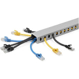 StarTech.com Cable Management Raceway with Cover 1-1/2"(38mm)W x 1"(25mm)H, 6.5ft(2m) length, 3/8"(8mm) Slots, Wall Wire Duct, UL Listed — CBMWD3825