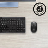 Logitech Wireless Mouse M190 - Full Size Ambidextrous Curve Design, 18-Month Battery with Power Saving Mode, Precise Cursor Control & Scrolling, Wide Scroll Wheel, Thumb Grips (Charcoal) — 910-005901