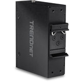 TRENDnet Industrial Gigabit PoE+ Extender, TI-E100, Single Port PoE, Power Over Ethernet, Supports PoE (15.4W) and PoE+ (30W), Extends 100m, Cascade 2 Units for Distance Up to 300m (984 ft.), IP30 — TI-E100