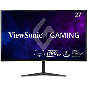 ViewSonic VX2718-PC-MHD 27 Inch Curved 1080p 1ms 180Hz Gaming Monitor with FreeSync Premium, Eye Care, HDMI and Display Port — VX2718-PC-MHD