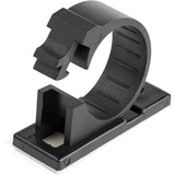 StarTech.com 100 Self Adhesive Cable Management Clips - Ethernet/Network Cable/Office Desk Cord Organizer - Sticky Wire Holder/Clamp Black — CBMCC3