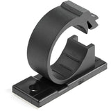 StarTech.com 100 Self Adhesive Cable Management Clips - Ethernet/Network Cable/Office Desk Cord Organizer - Sticky Wire Holder/Clamp Black — CBMCC3