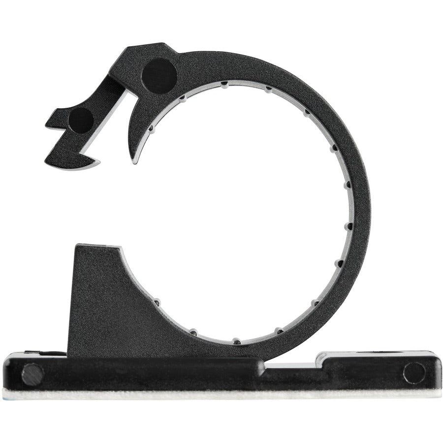 StarTech.com 100 Self Adhesive Cable Management Clips - Ethernet/Network Cable/Office Desk Cord Organizer - Sticky Wire Holder/Clamp Black — CBMCC3