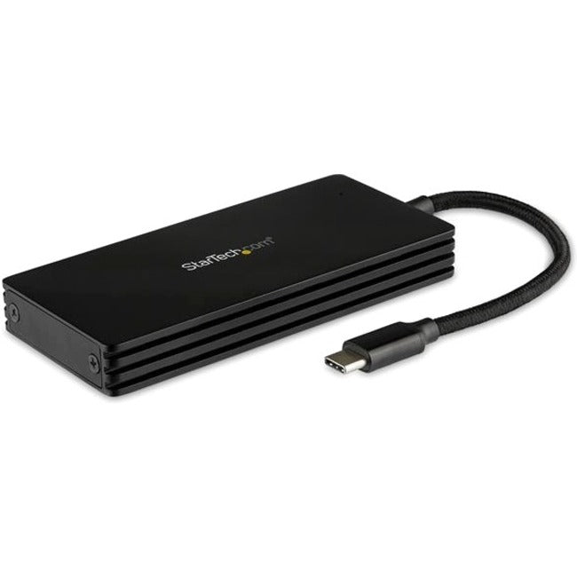 StarTech.com M.2 SSD Enclosure for M.2 SATA Drives - USB 3.1 Gen 2 - M.2 External Enclosure for USB-C Laptop - M.2 SATA USB Adapter — SM21BMU31CI3