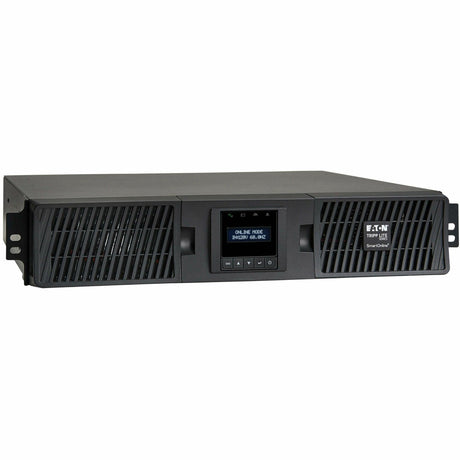 Eaton Tripp Lite Series SmartOnline 3000VA 2700W 120V Double-Conversion UPS - 7 Outlets, Extended Run, Network Card Included, LCD, USB, DB9, 2U Rack/Tower — SU3000RTXLCD2UN