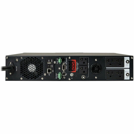 Eaton Tripp Lite Series SmartOnline 3000VA 2700W 120V Double-Conversion UPS - 7 Outlets, Extended Run, Network Card Included, LCD, USB, DB9, 2U Rack/Tower — SU3000RTXLCD2UN