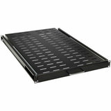Eaton Tripp Lite Series SmartRack Sliding Steel Rack Shelf - 1U, Vented, 28.3 in. Deep, Holds up to 50 lb. (23 kg) — SRSHELF4PSLVENT