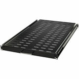 Eaton Tripp Lite Series SmartRack Sliding Steel Rack Shelf - 1U, Vented, 28.3 in. Deep, Holds up to 50 lb. (23 kg) — SRSHELF4PSLVENT