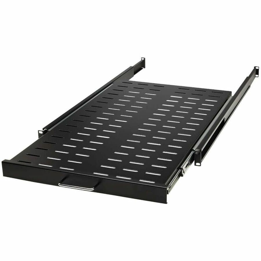 Eaton Tripp Lite Series SmartRack Sliding Steel Rack Shelf - 1U, Vented, 28.3 in. Deep, Holds up to 50 lb. (23 kg) — SRSHELF4PSLVENT