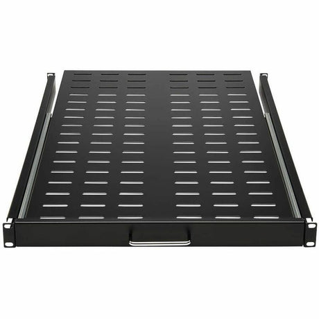 Eaton Tripp Lite Series SmartRack Sliding Steel Rack Shelf - 1U, Vented, 28.3 in. Deep, Holds up to 50 lb. (23 kg) — SRSHELF4PSLVENT