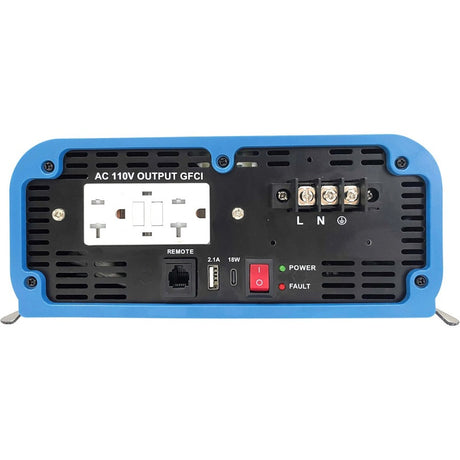 Eaton Tripp Lite Series 3000W Heavy-Duty Compact Power Inverter - 2x 5-15/20R, USB Charging, Pure Sine Wave, Wired Remote — PINV3000SWL-120