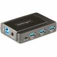 StarTech.com 7-Port USB Hub, USB 3.0 5Gbps, USB-A to 7x USB-A, Self Powered USB-A Expansion Hub w/ 35W Power Supply — 5G7AS-USB-A-HUB