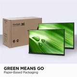 ViewSonic VG2448A-2_H2 24 Inch Dual Pack Head-Only 1080p IPS Monitor with Ultra-Thin Bezels, HDMI, DisplayPort, USB, and VGA for Home and Office — VG2448A-2_H2