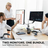 ViewSonic VG2448A-2_H2 24 Inch Dual Pack Head-Only 1080p IPS Monitor with Ultra-Thin Bezels, HDMI, DisplayPort, USB, and VGA for Home and Office — VG2448A-2_H2