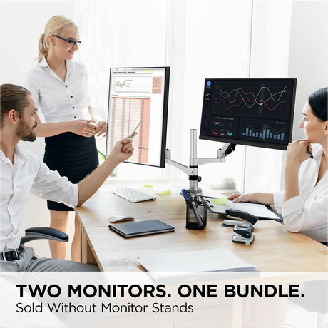 ViewSonic VG2448A-2_H2 24 Inch Dual Pack Head-Only 1080p IPS Monitor with Ultra-Thin Bezels, HDMI, DisplayPort, USB, and VGA for Home and Office — VG2448A-2_H2