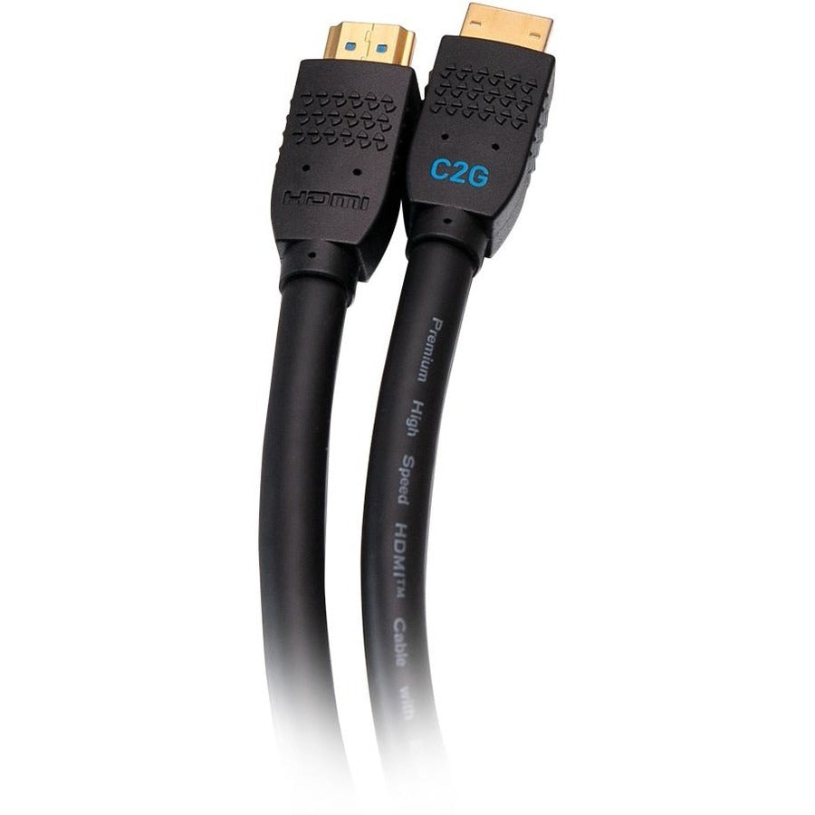 C2G 35ft Performance Series High Speed HDMI Cable - In-Wall CMG Rated - 4K 30Hz - M/M - Black — C2G10388