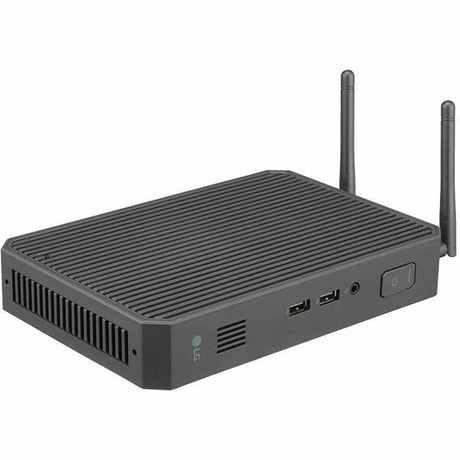LG CQ601W-BP Desktop Thin Client - Intel Pentium N6005 Quad-core (4 Core) 2 GHz - Charcoal Gray — CQ601W-BP