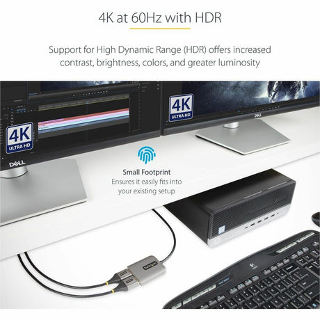 StarTech.com Dual-Monitor DisplayPort 1.4 Splitter, DisplayPort to 2x DP Multi-Monitor Adapter, Dual 5K 60Hz Computer MST Hub, Windows — MST14DP122DP