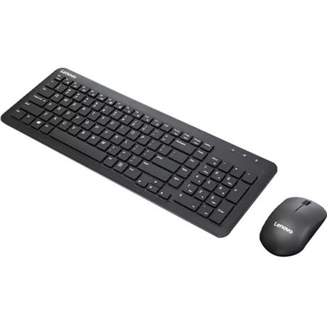 Lenovo 300 Wireless Combo Keyboard and Mouse - US English — GX31C95738